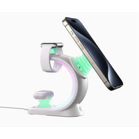 Curved Nightlight 3-in-1 MagSafe Compatible Wireless Charger – iPhone, Apple Watch & AirPods