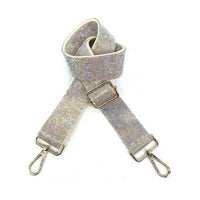 Iridescent Rhinestone Adjustable Handbag Strap