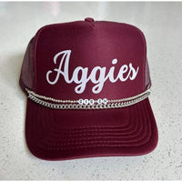 Aggies Glam Trucker Cap