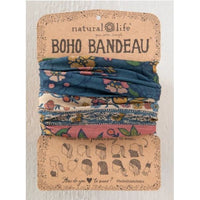 Blue Riviera Floral Boho Bandeau – Natural Life