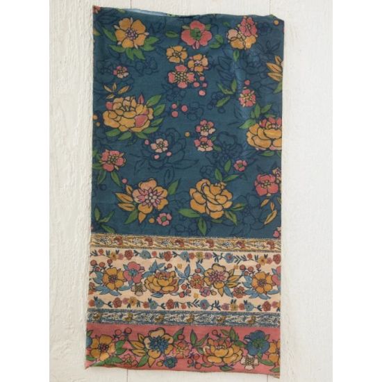 Blue Riviera Floral Boho Bandeau – Natural Life