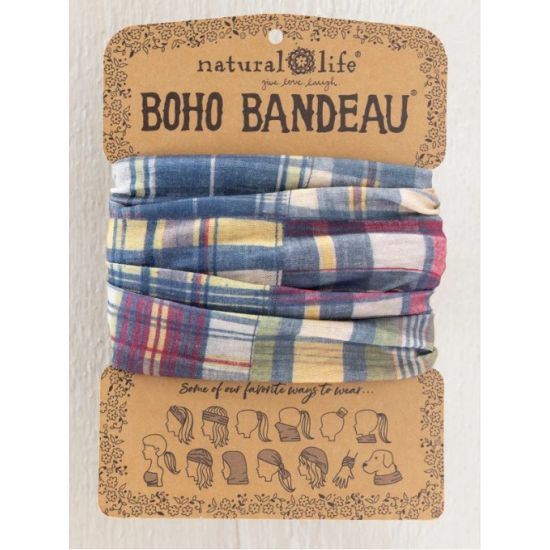 Greenfield Plaid Boho Bandeau – Natural Life