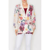 Beige Lace Floral Blazer