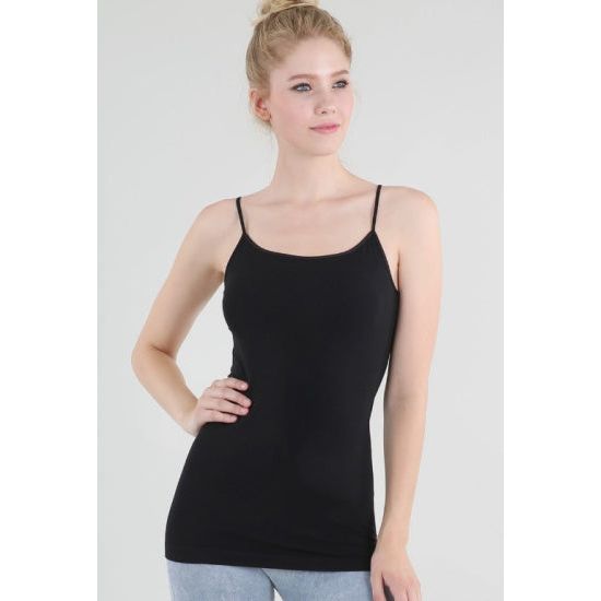 Black Seamless Cami – One Size