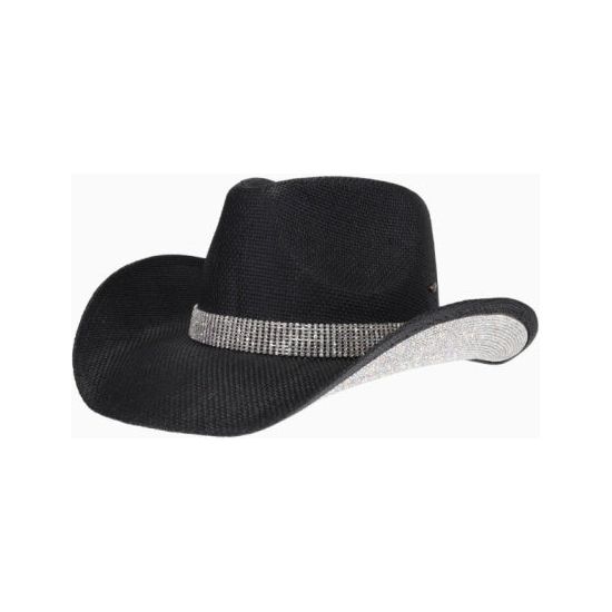 Rhinestone Rodeo Cowboy Hat – Black & Blingin’