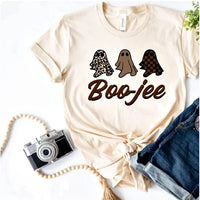 Boo-Jee Ghost Cream Tee – Halloween Graphic Tee