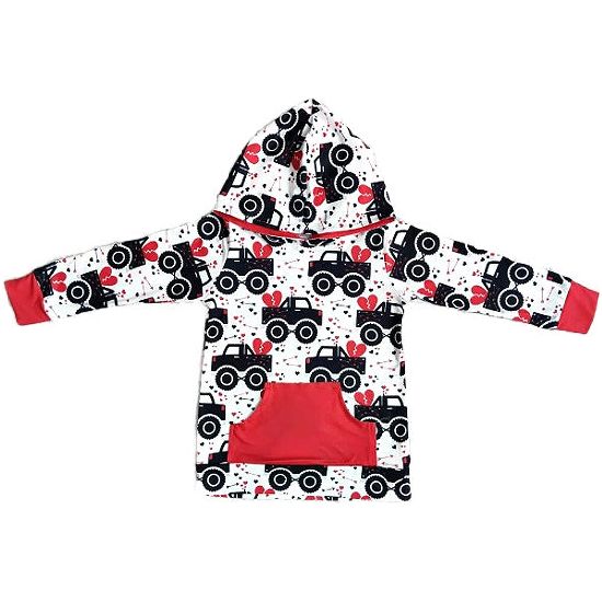 Boy's Heart and Truck Hoodie