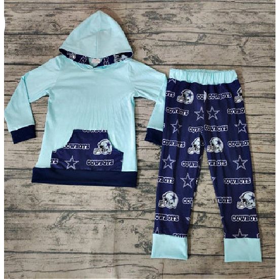 Boy's Cowboys Hoodie with Matching Joggers Set
