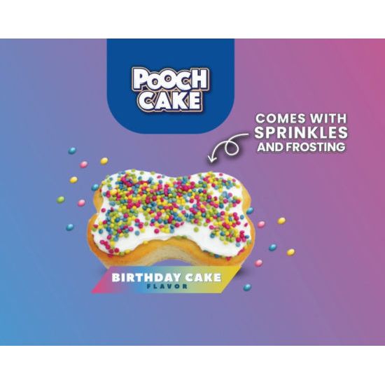 Pooch Cake Birthday Cake Kit – All-Natural Dog Treat with Sprinkles & Frosting