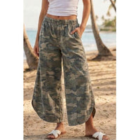 Tulip Washed Camo Relaxed Fit Jeans