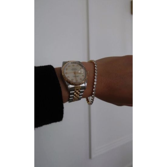 Chloe's Waterproof Rhinestone Tennis Bracelet