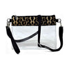 Clear Game Day Crossbody Wristlet - Rhinestone Gal