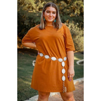 Clear Rhinestone Oval Concho Belt – Plus Size