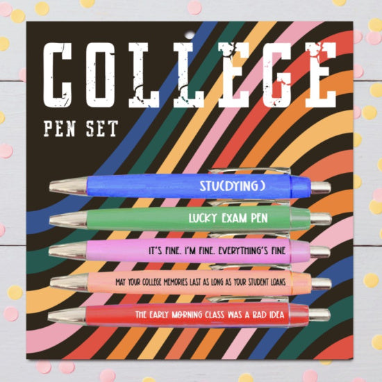 College Survival Pen Set