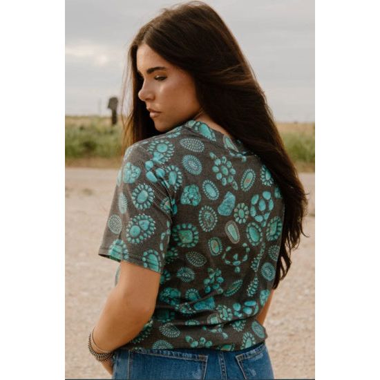Forever In Turquoise Crew Neck Tee