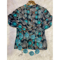 Concho Queen Mesh Top