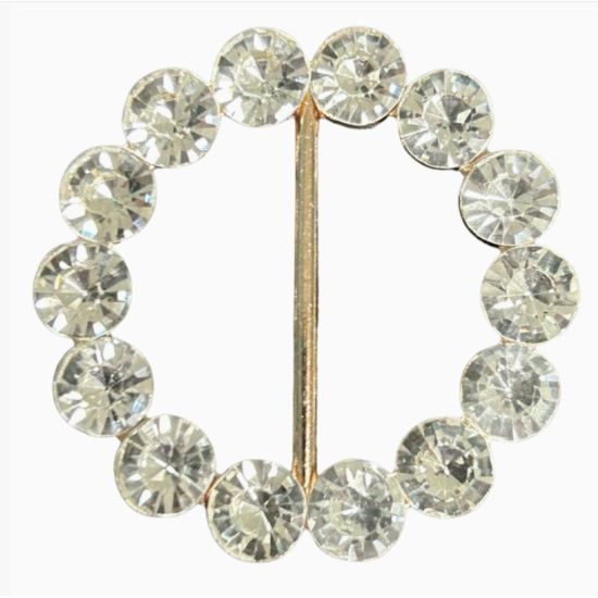 Crystal Rhinestone T-Shirt Tie Ring