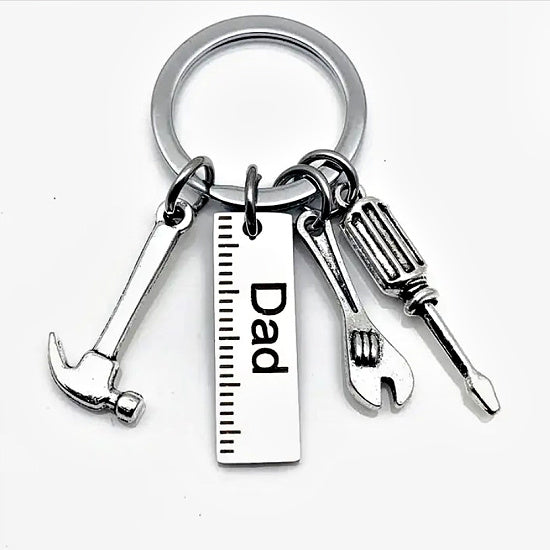Father's Day Metal Keychain