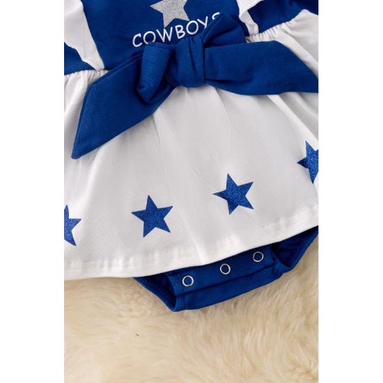 Dallas Cowboys Baby Onesie Dress