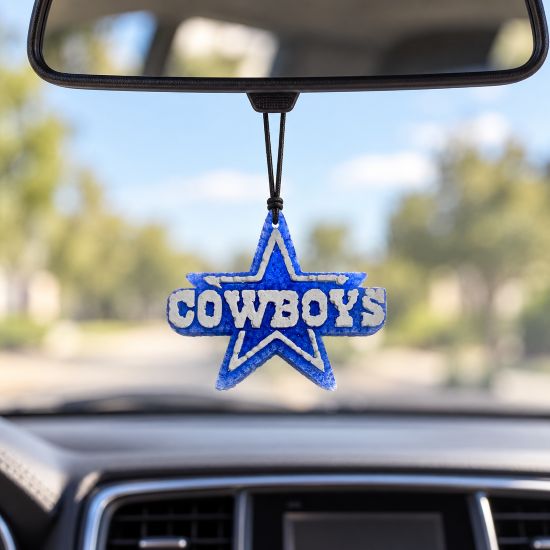 Cowboys Pride Star Car Freshie