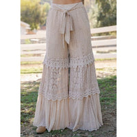 Desert Dream Cloud Wide-Leg Lace Pant