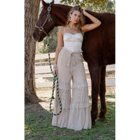 Desert Dream Cloud Wide-Leg Lace Pant