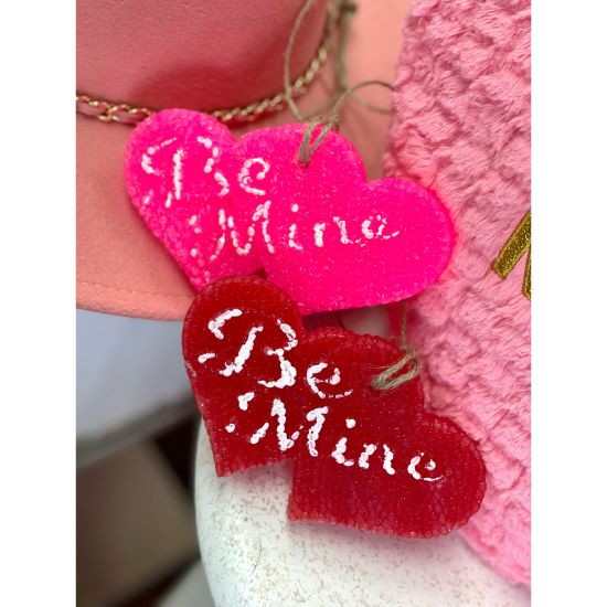 Be Mine Double Heart Car Freshener – Triple Scented