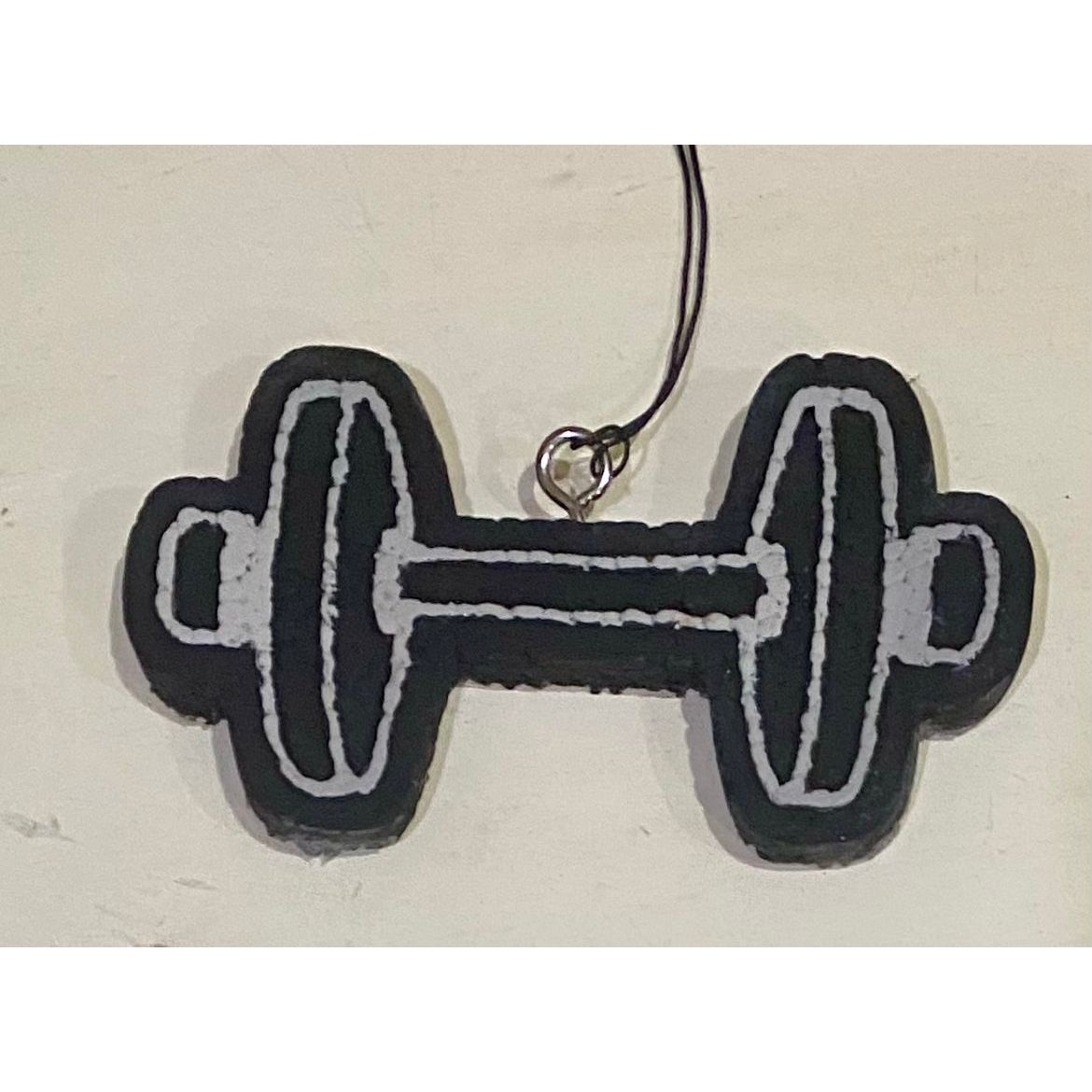 Barbell Freshie – Gym Car Freshie
