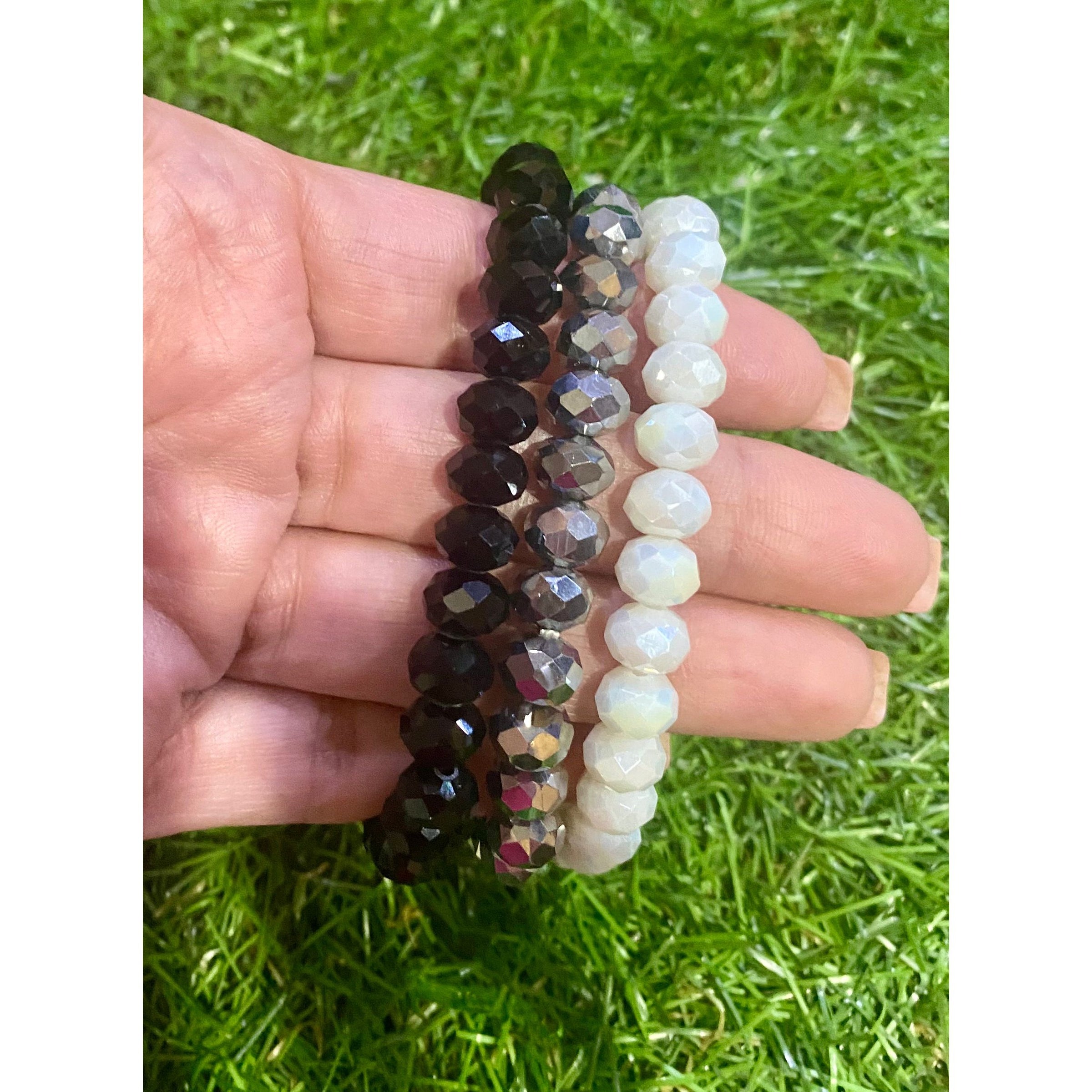 Spurs 3 Piece Stretch Bracelet Set