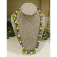 Mardi Gras Party Beaded Necklace