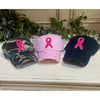 Distressed Pink Ribbon “Hope” Baseball Cap