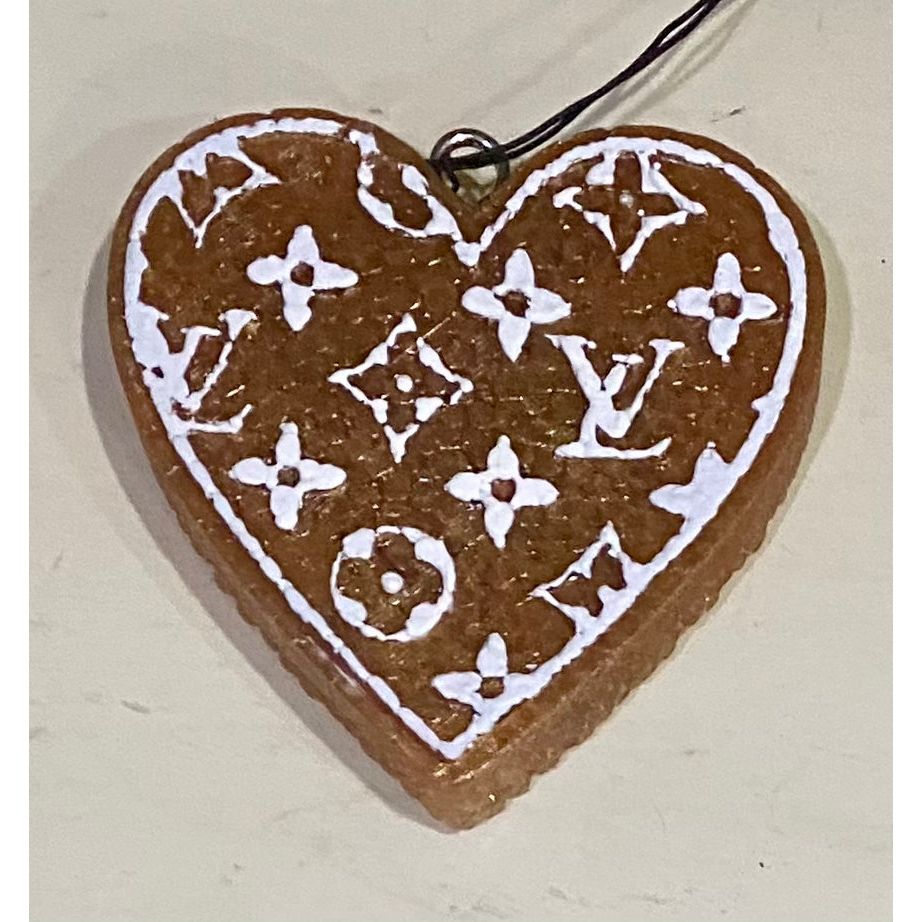 Heart Monogram Freshie – Car Freshener with Designer-Inspired Pattern