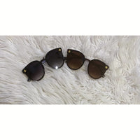 Killer Bee Round Gradient Sunglasses