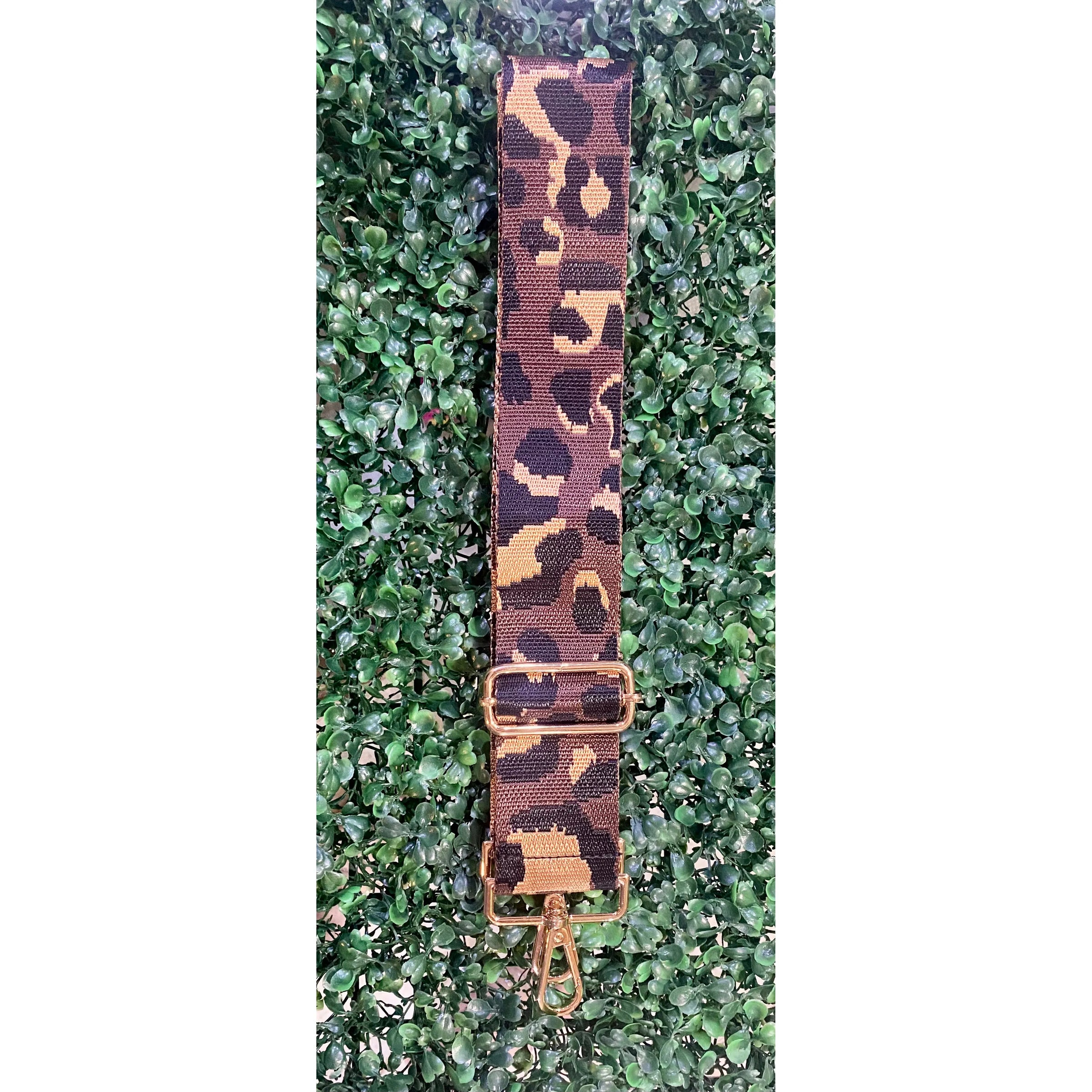Leopard Print Crossbody Bag Straps – Adjustable 2" Webbing