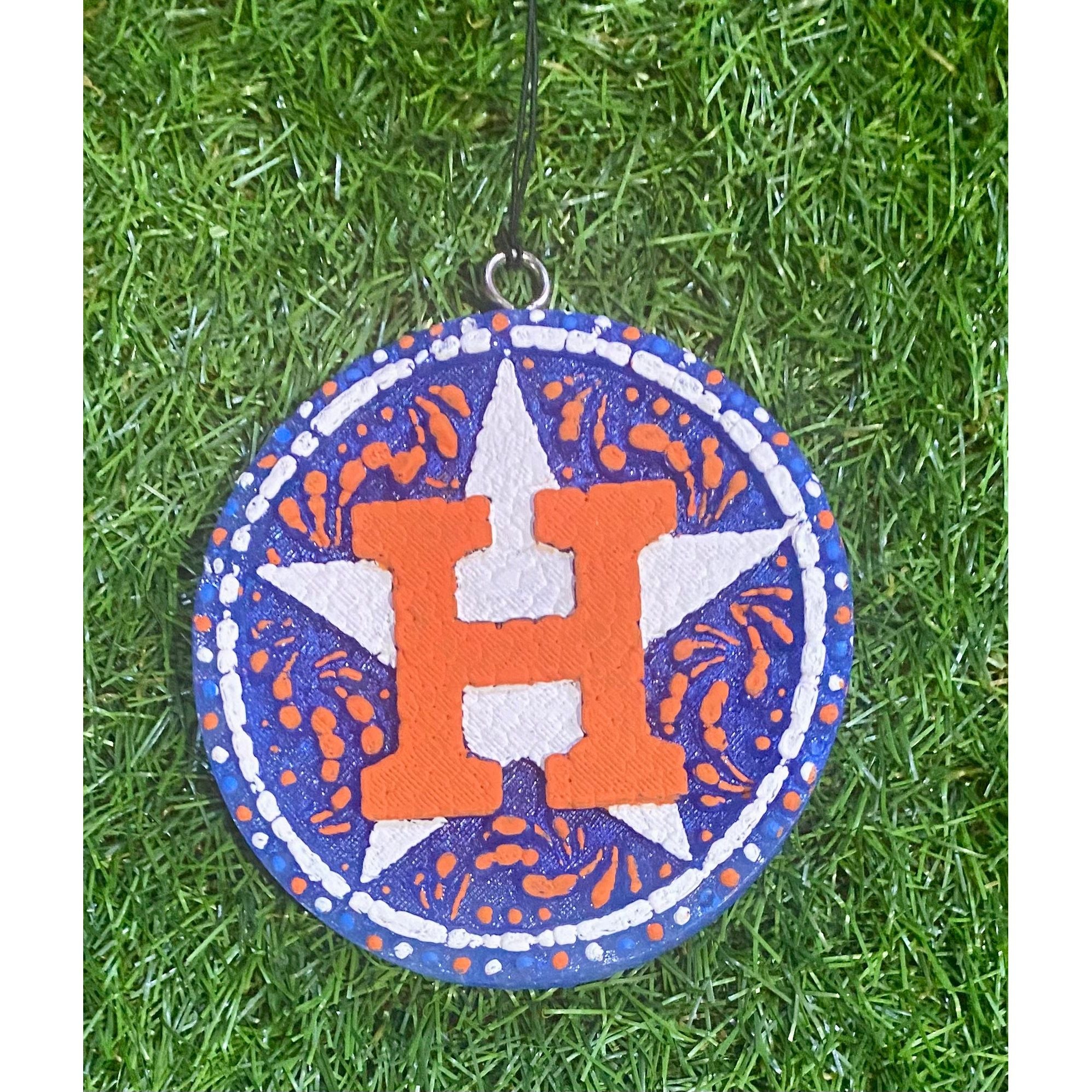 Houston Astros Round Car Freshie