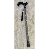 Bling Rhinestone Adjustable Walking Cane