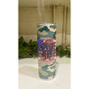 Support Our Troops Camo 20 oz Skinny Tumbler