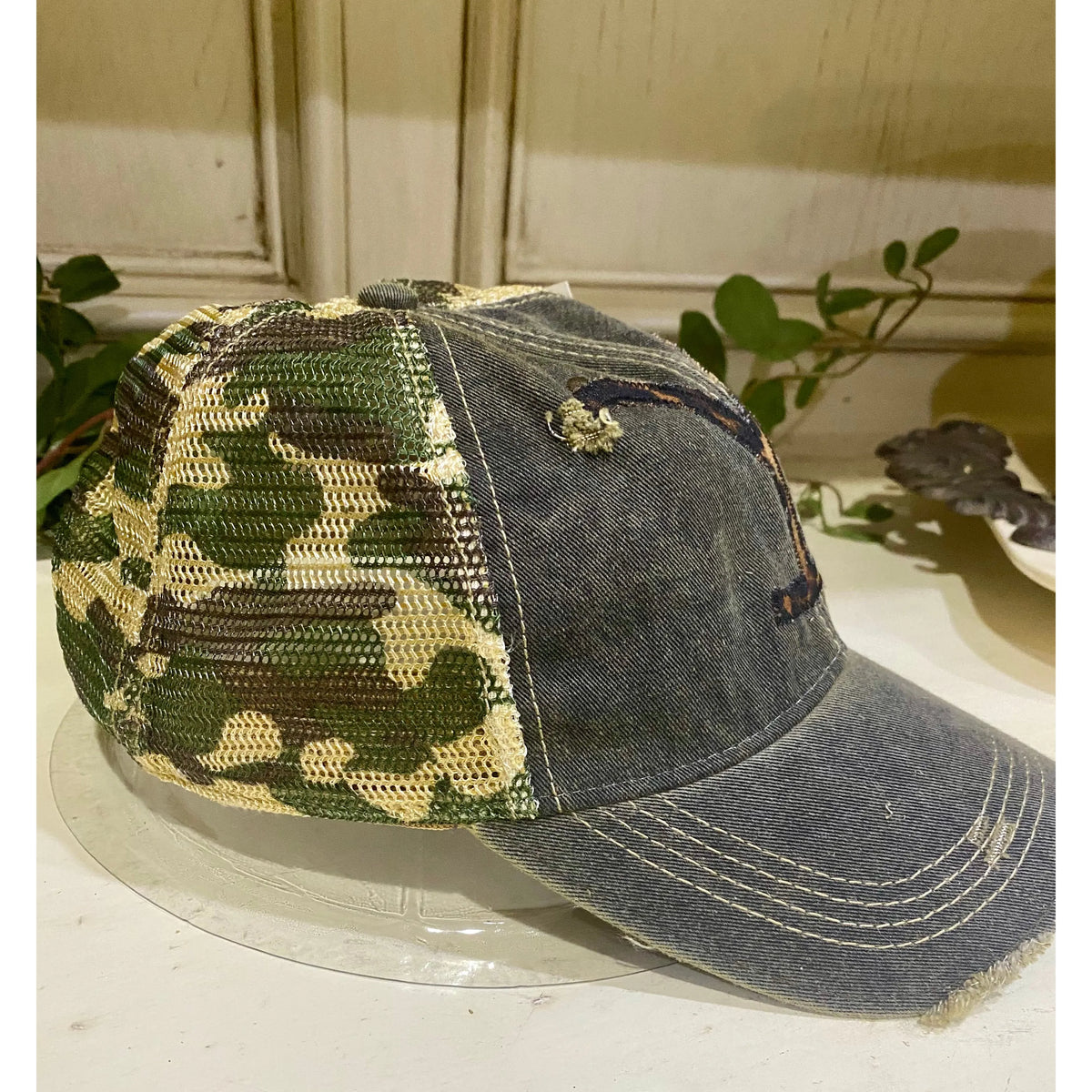 Distressed Yellowstone Trucker Cap