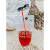 Funny Reusable Drink Pouches with Straw