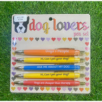 Dog Lovers Funny Pen Set – 5 Pack