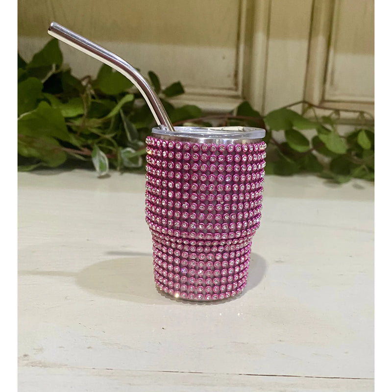 3 oz Rhinestone Shot Glass