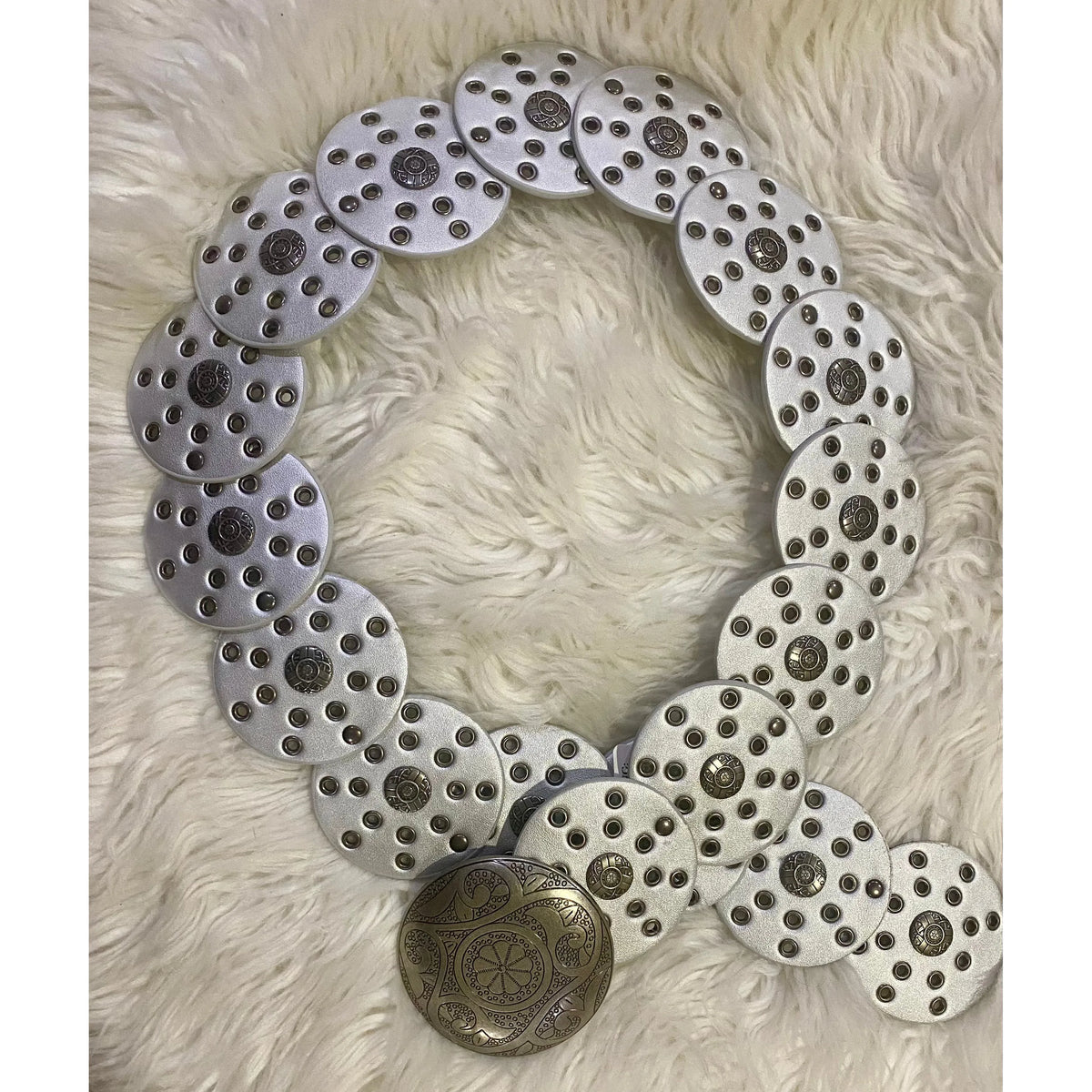 Silver Concho Belt