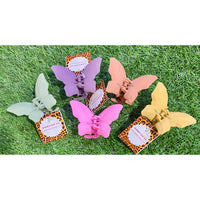 Eco-Chic Matte Butterfly Claw Clips