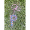 Turquoise Initial Keychain – Western Charm
