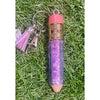 Floating Glitter Pencil Keychain