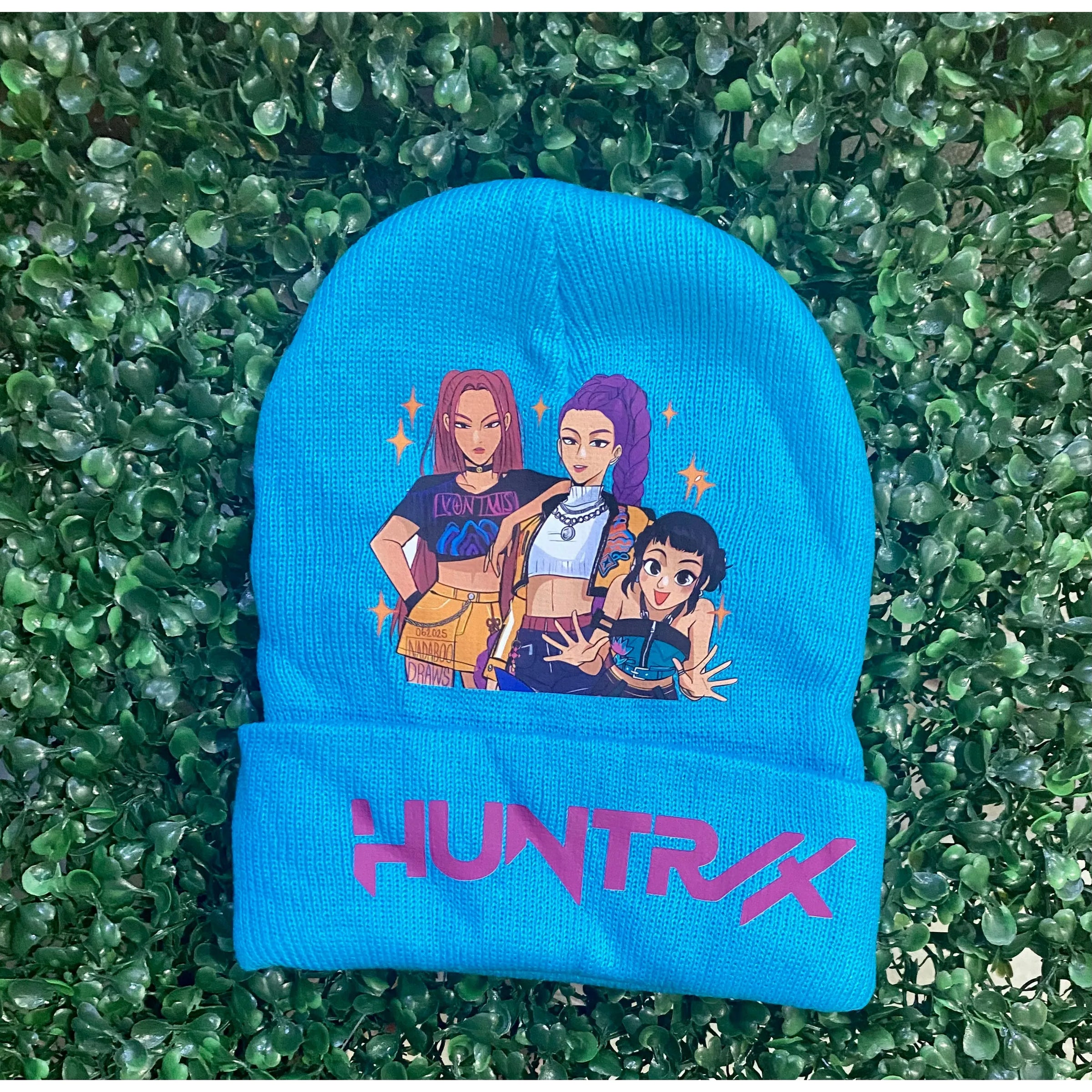 KPOP Demon Hunters Knit Beanie – Custom Huntress Fan Hat