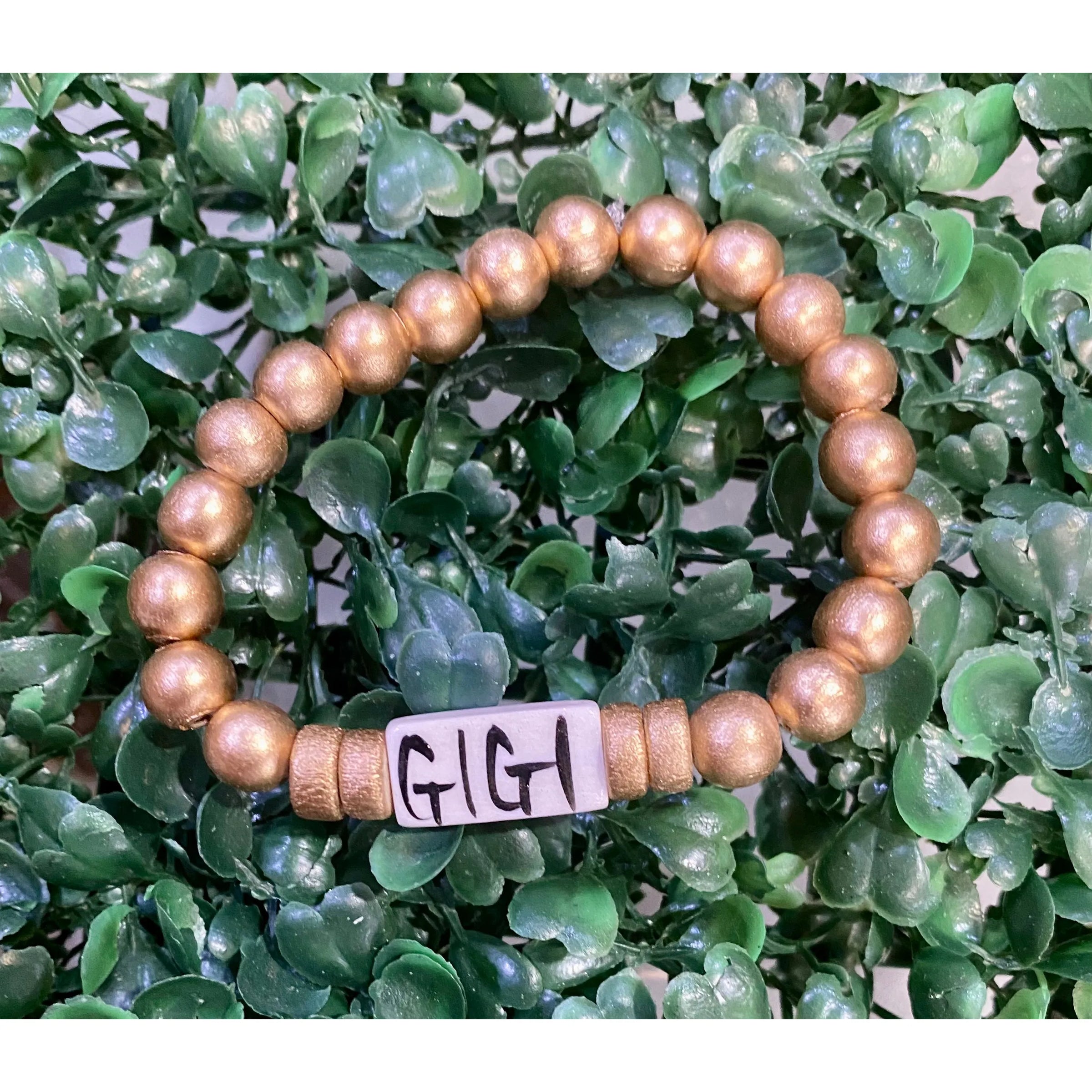 Matte Gold Affirmation Beaded Bracelets – Inspiring Words to Wear Daily