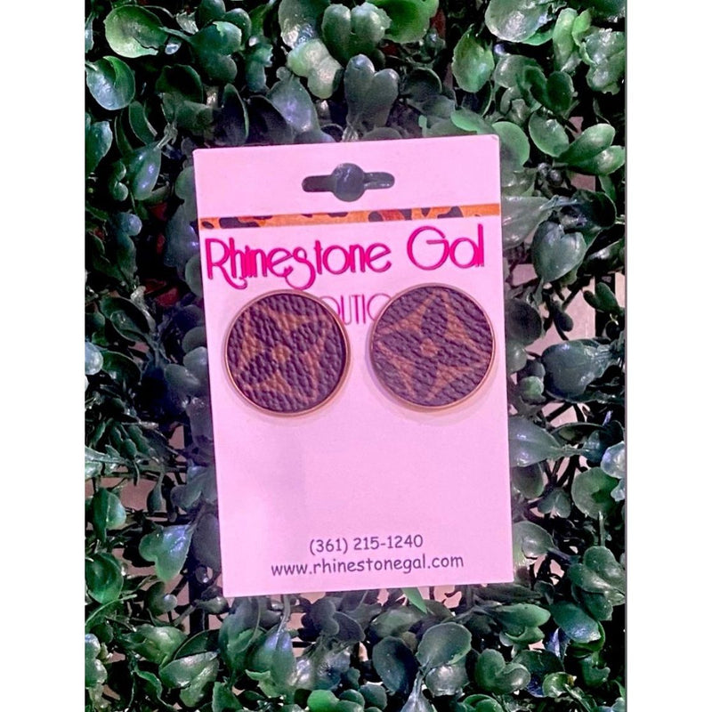 Luxury Upcycled Stud Earrings