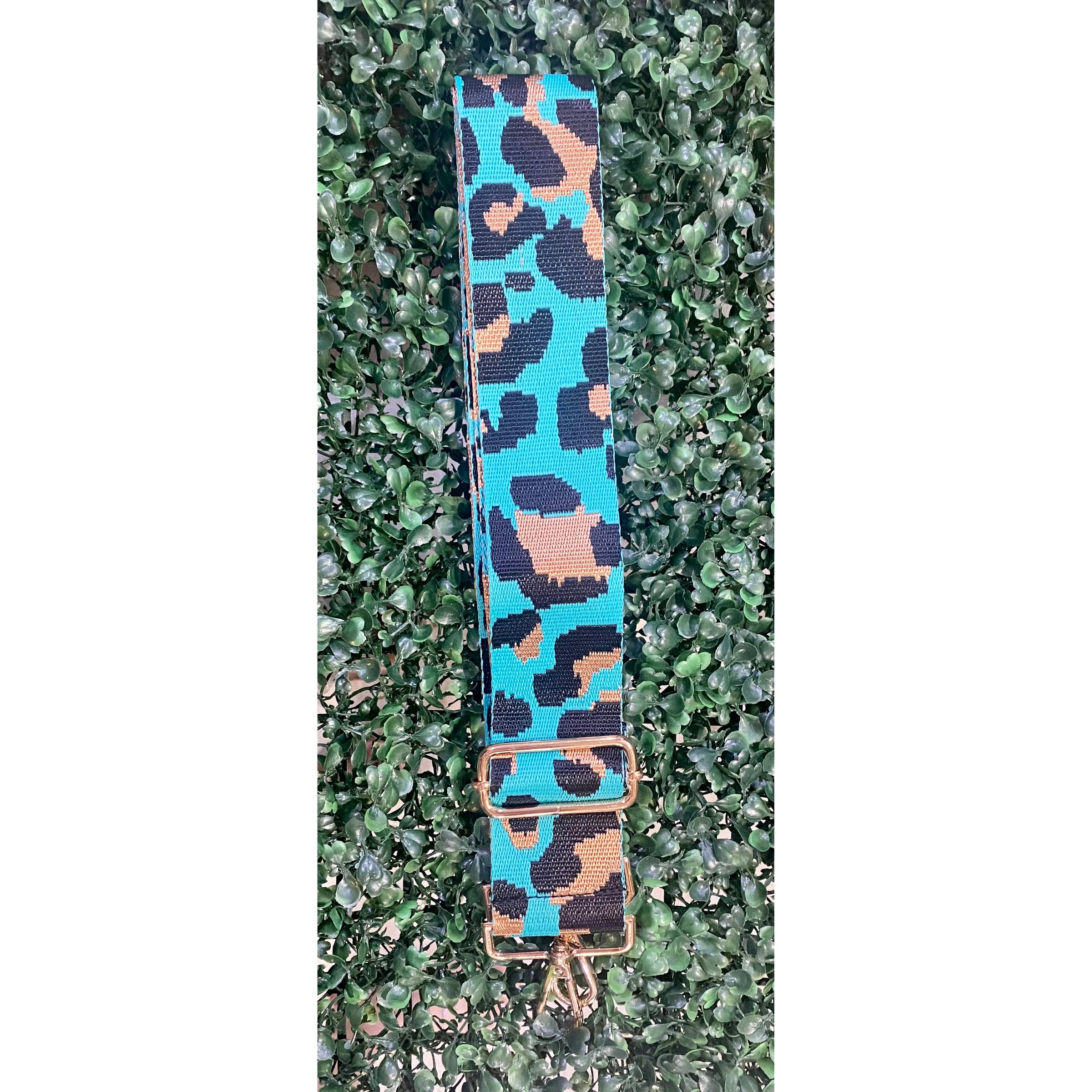 Leopard Print Crossbody Bag Straps – Adjustable 2" Webbing