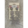 Happy Birthday Acrylic Earrings - Rhinestone Gal